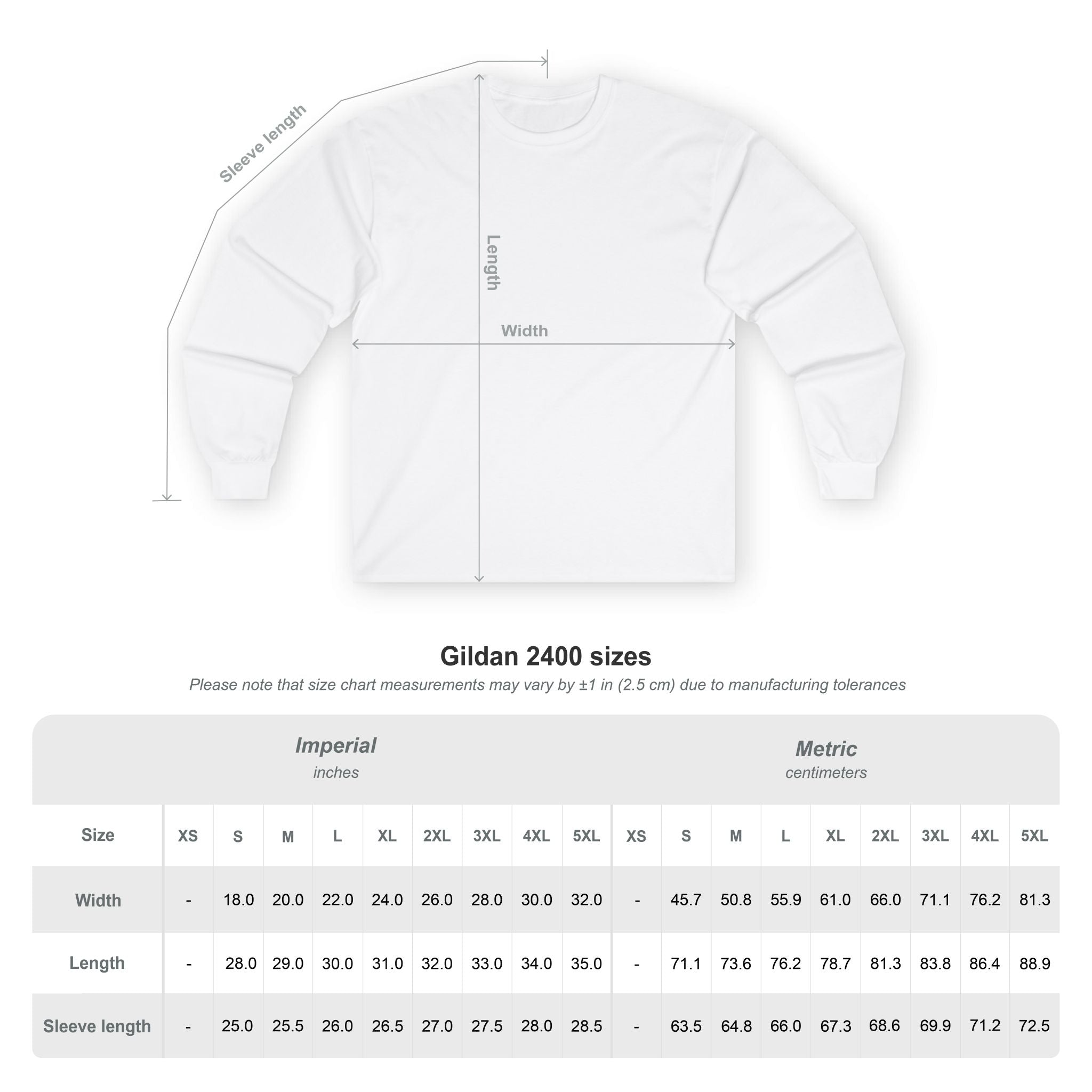 Long Sleeve Tee — The 1cm Gap